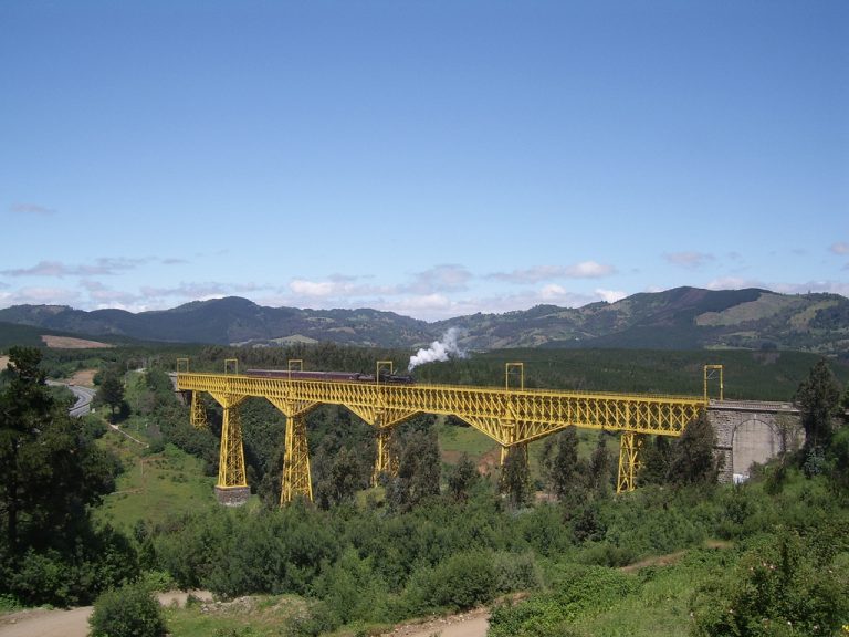 Viaducto del Malleco en provincia de Malleco